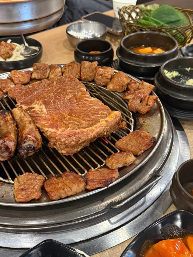 [흥부골 숯불돼지왕갈비] 사가정맛집 흥부골 면목동갈비집 사가정가족외식 사가정회식 단체....