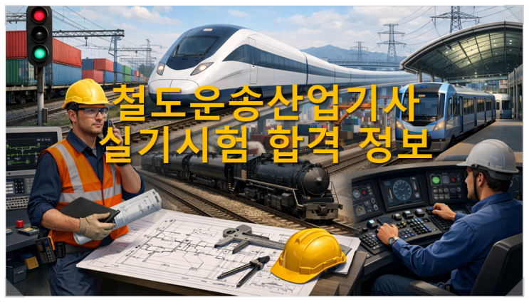  철도운송산업기사 실기시험 합격 정보
