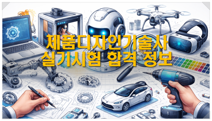  제품디자인기술사 실기시험 합격 정보