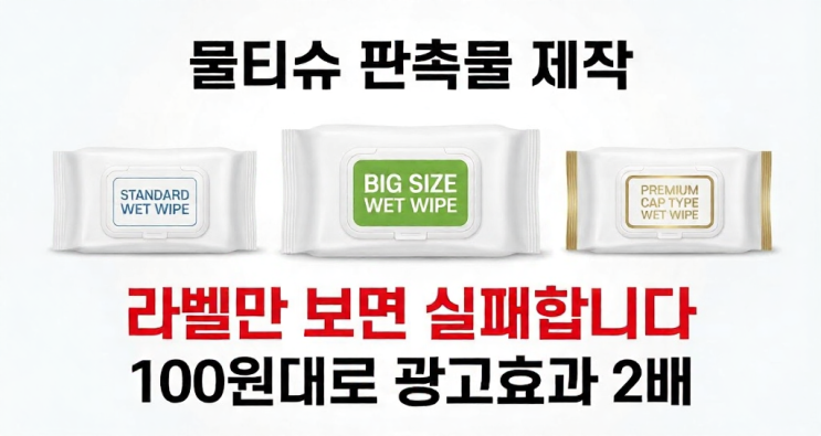 물티슈 판촉물 제작 전략 완성본, 업종별 맞춤 선택으로 광고 효과 2배 높이는 방법