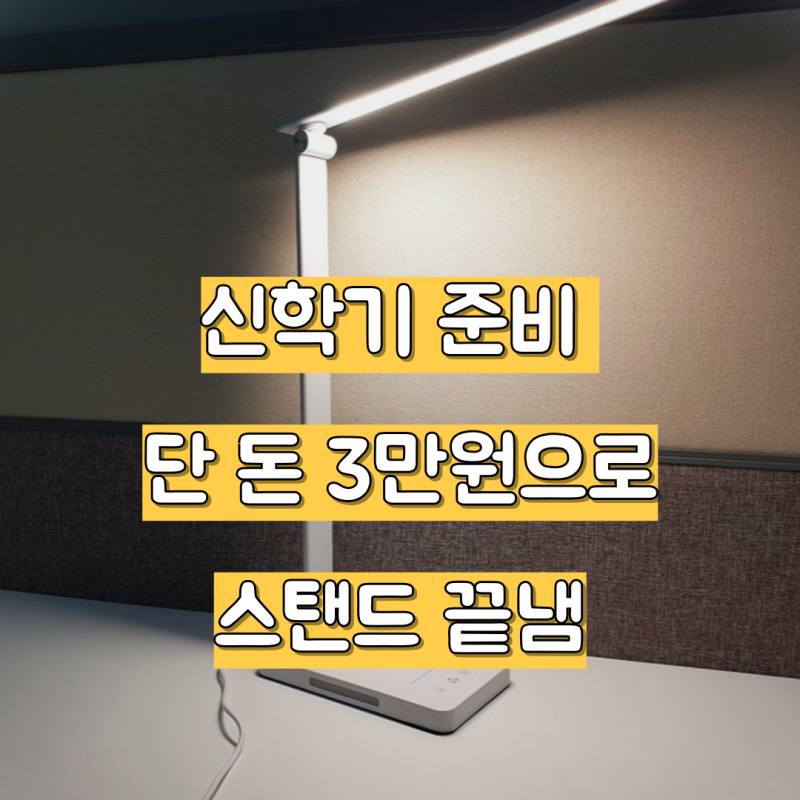 스탠드 반값에 득템?시력 보호 효과까지 톡톡히 본 지노바 리얼 후기