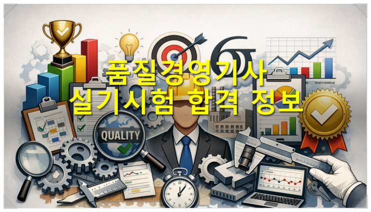  품질경영기사 실기시험 합격 정보