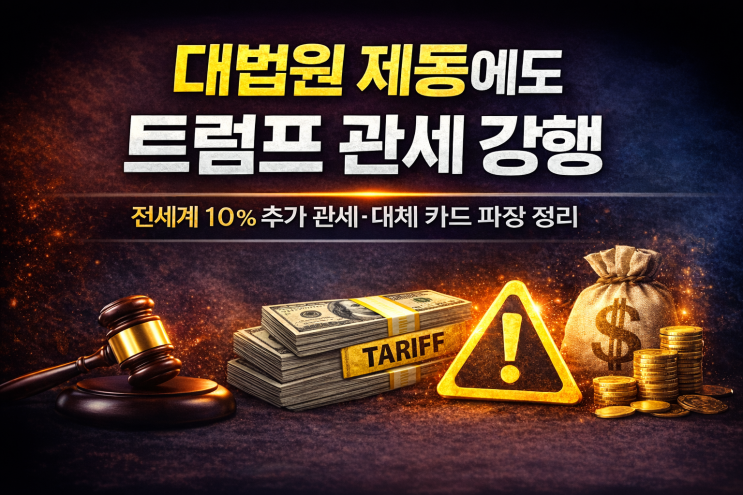 [취재노트] 트럼프의 ‘대체 관세’ 카드 정리: <b>미 대법원 제동</b>... 
