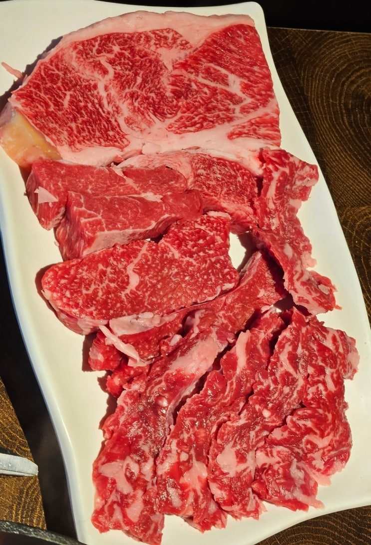  안산 고기 맛집 가성비 한우모듬 꽃보다한우 정육식당