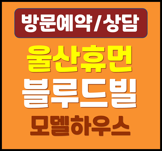  울산 신정동 휴먼블루드빌 입주 오피스텔
