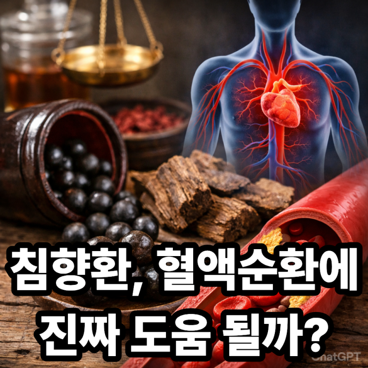  침향환이 혈액순환에 미치는 영향  막힌 기운을 풀어줄까?