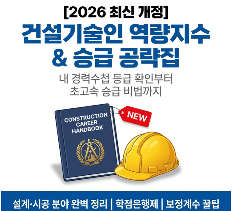 [2026 최신] 건설기술인협회 등급 확인 및 설계·시공 등급 올리는 방법 총정리