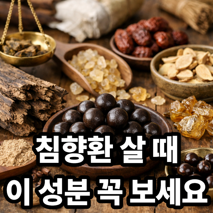  침향환 구매 시 꼭 확인해야 할 성분  제대로 고르는 체크리스트