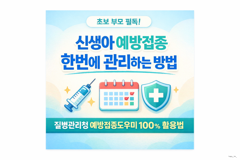 신생아 예방접종 일정 확인 방법, 질병관리청 예방접종도우미, 아이정보등록, 똑닥어플 예방....
