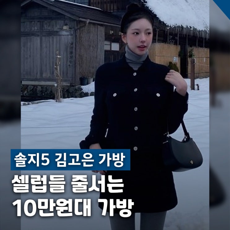  솔지5 김고은 10만원대 가방, 벨류엣 마리백 투웨이 디자인