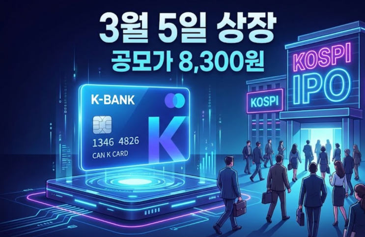  3월 공모주 대어 케이뱅크 청약 상장일 총정리 및 실전 투자 전략