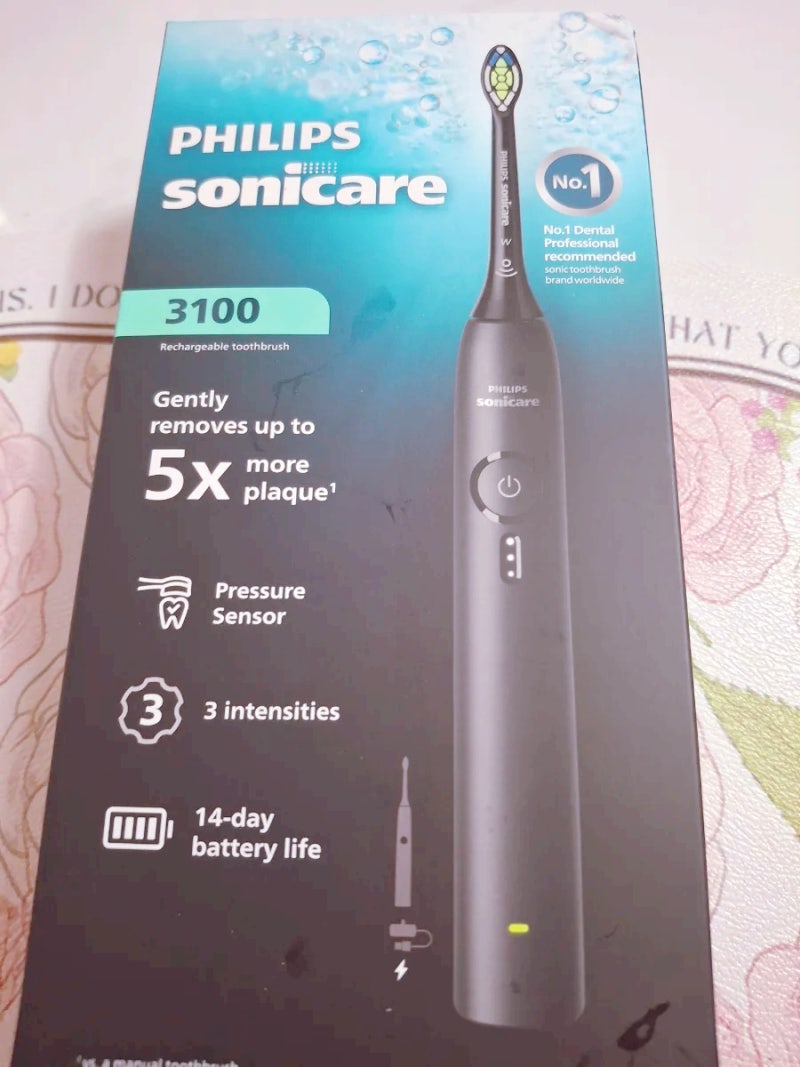 필립스 음파 전동칫솔 소닉케어 3100 좋아보이는데 계속 쓸까?