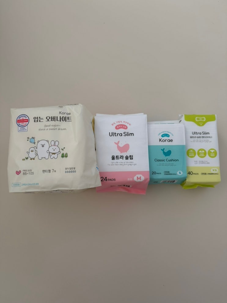 [춤추는고래] <b>생리대</b> 4종 춤추는고래 <b>생리대</b>/<b>팬티형</b> 입는... 