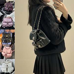 명품 미니 백팩 추천 샤넬 듀마 스몰 가방 투포켓 수납력, 코디법