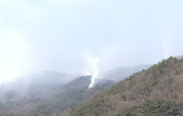  경남 함양 산불 발생, 지리산 자락에 대응 1단계 발령