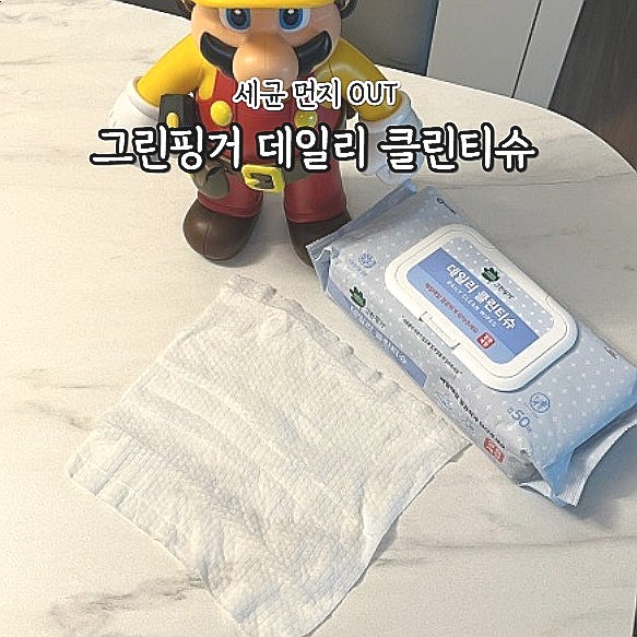  그린핑거 데일리 클린티슈 세균 먼지 소독티슈 사용후기