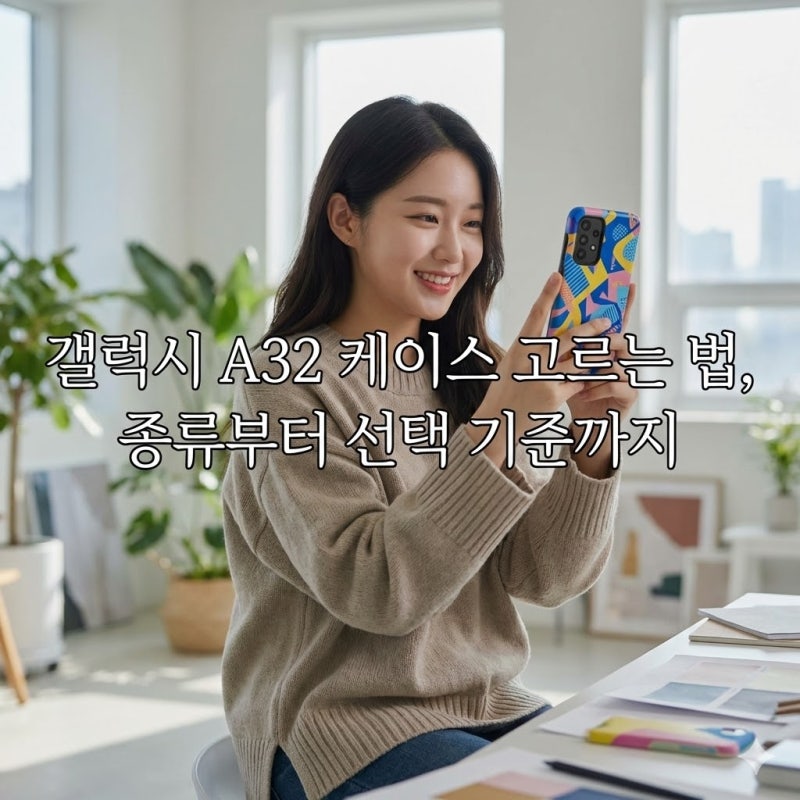 갤럭시 A32 케이스 고르는 법, 종류부터 선택 기준까지