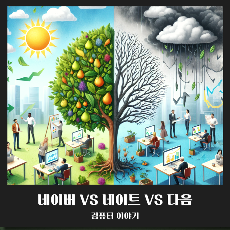  네이버 VS 네이트 VS 다음