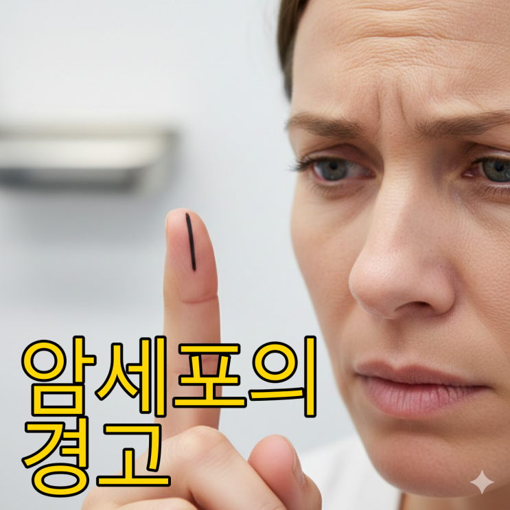  손톱 검은 세로줄, 단순 점일까 암일까? 판별법 5가지
