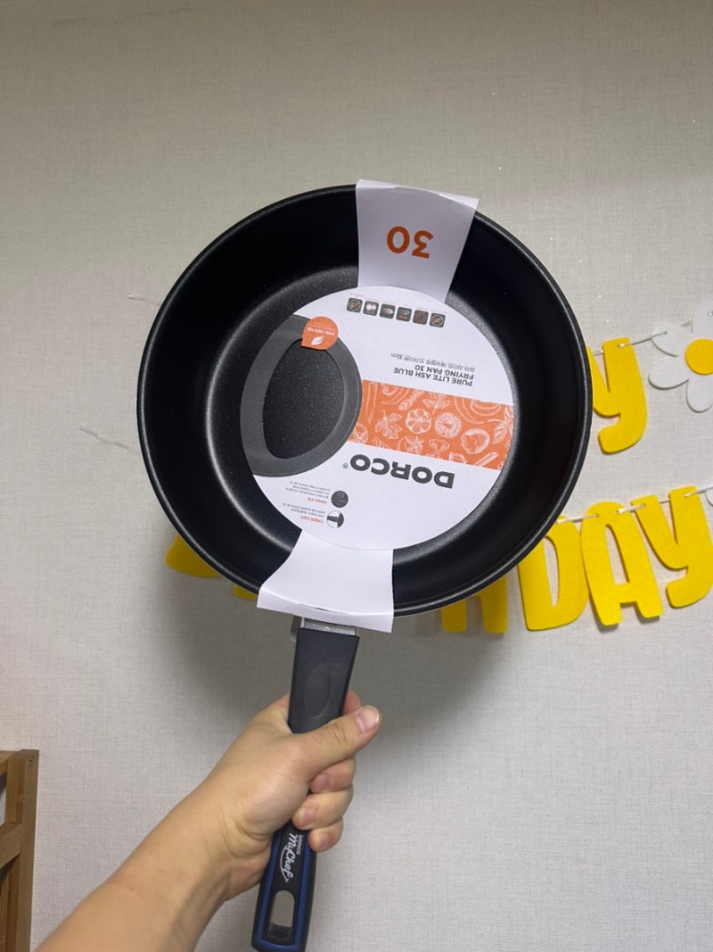 [내돈내산] 도루코 퓨어라이트 애쉬블루 프라이팬 30cm 실사용 5개월 후기 한국 소비자원