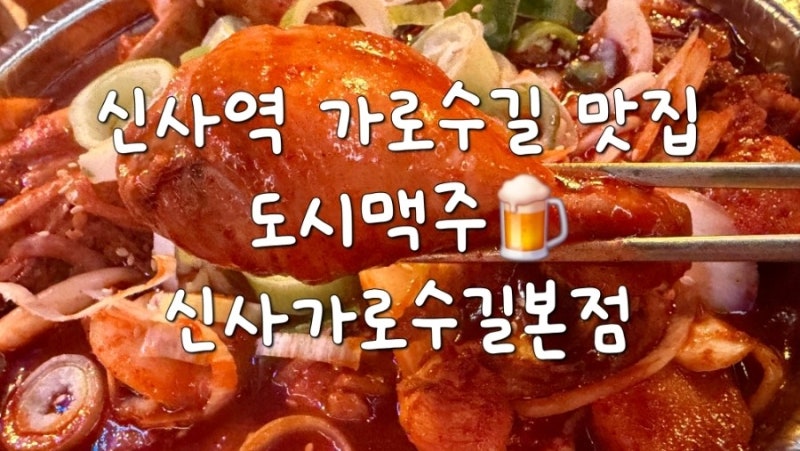 신사역 가로수길 맛집 술집, "도시맥주 신사가로수길본점"(feat.코리안좀비 정찬성 술집)