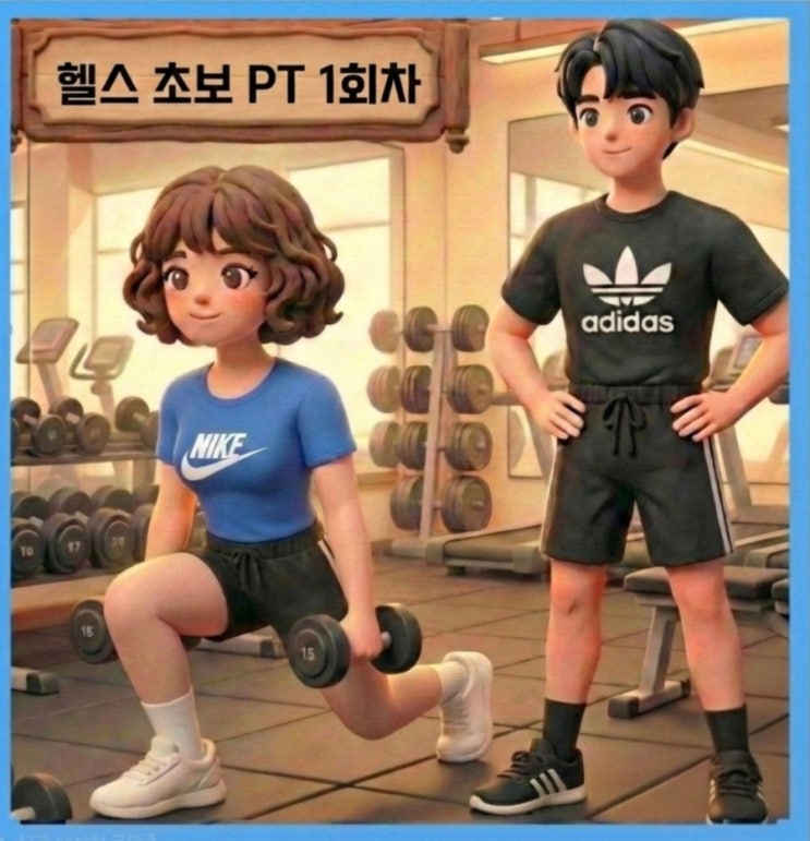  헬스 PT 1회차 | 스쿼트.멀티어브덕터[내돈내산]