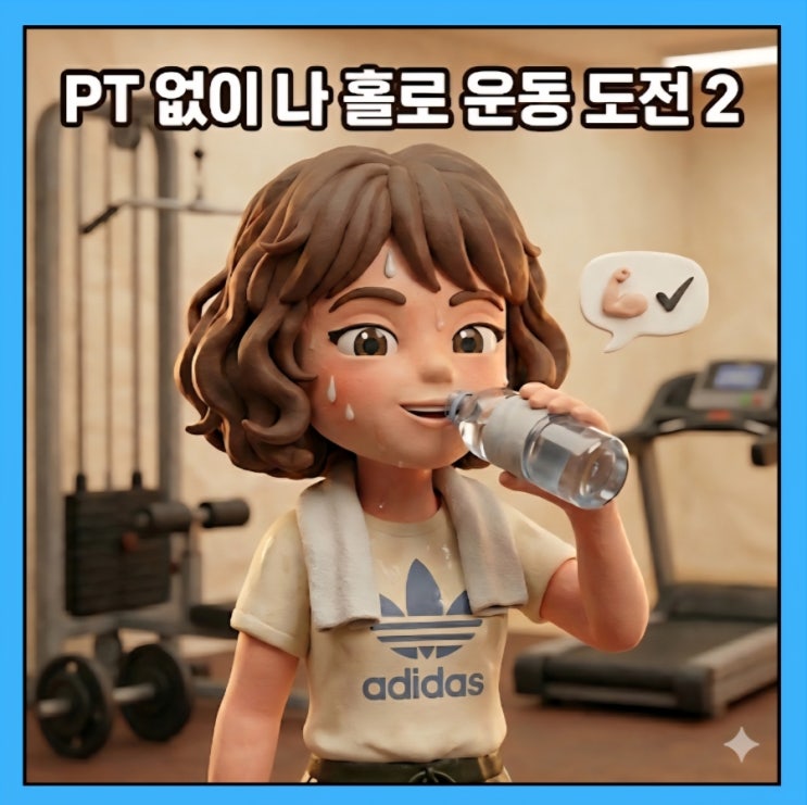  PT 없이 나 홀로 운동 도전 2 – 이번엔 조금 덜 버벅거렸습니다.