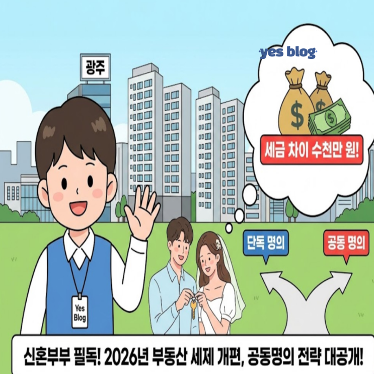  신혼부부 아파트 공동명의, 2026년 최신판 절세 가이드 (취득세·양도세·건보료 완벽정리)