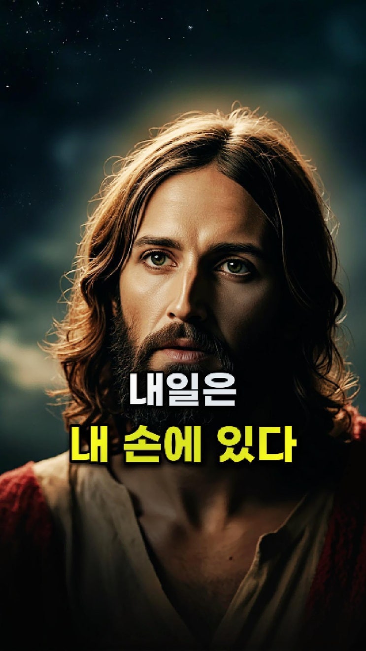  예수님 메시지: 내일을 미리 염려하지 말아라