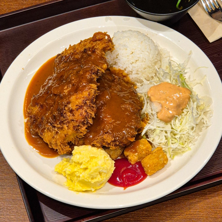  태평양돈까스 의왕 롯데아울렛 맛집 점보돈까스, 오므라이스 후기