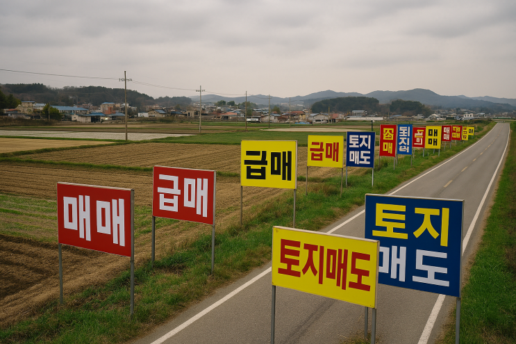  넘쳐나는 이천 토지 매물… “내 땅은 왜 안 팔릴까?” 빠른 매도 전략 대공개