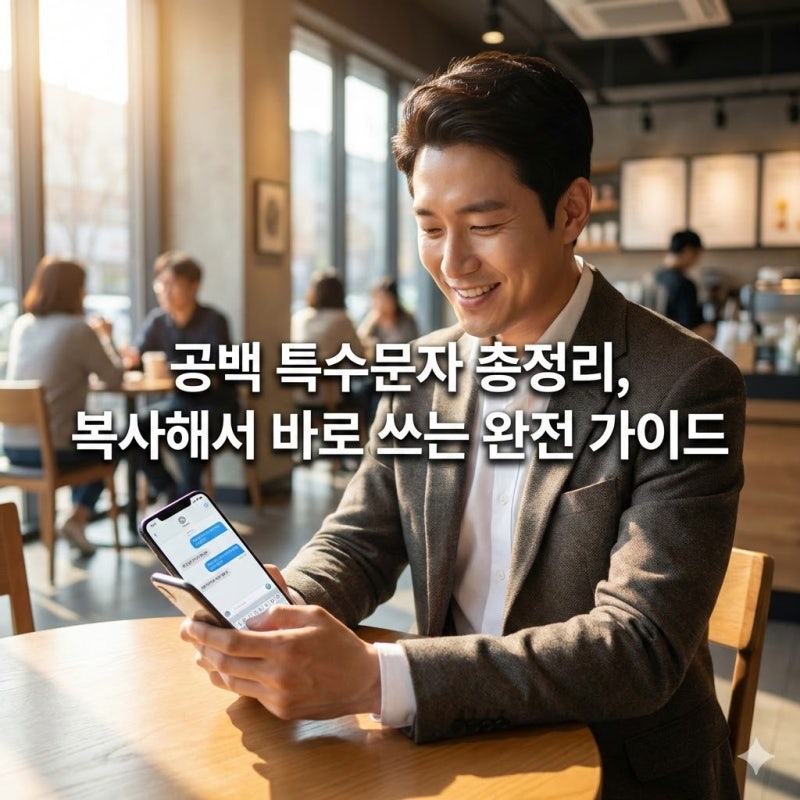 공백 특수문자 총정리, 복사해서 바로 쓰는 완전 가이드