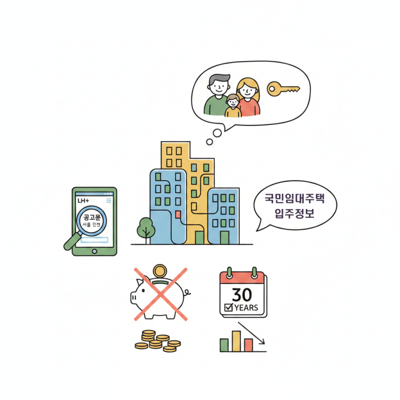 국민임대주택 입주자격,신청방법, 공급 면적별 순위 총정리