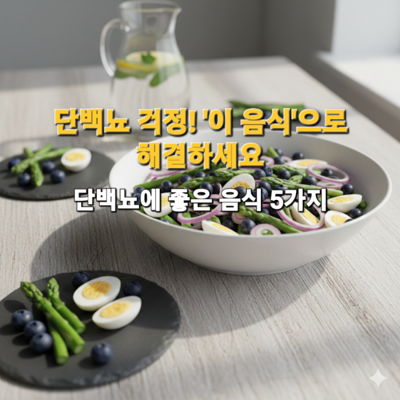 단백뇨 걱정 '이 음식'으로 해결하세요 -단백뇨에 좋은 음식5가지
