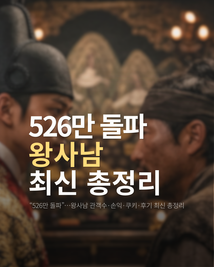  “526만 돌파”…왕사남 관객수·손익·쿠키·후기 최신 총정리