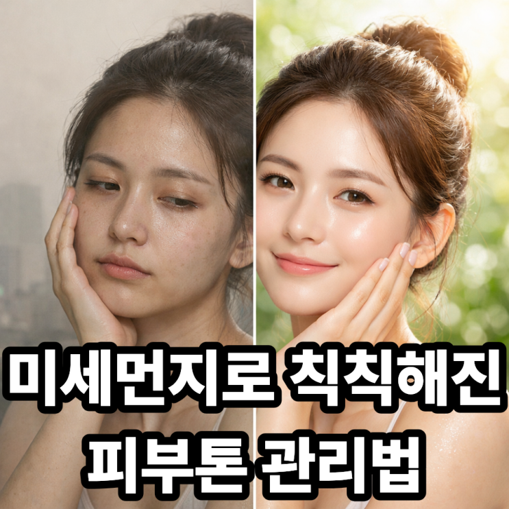   미세먼지로 칙칙해진 피부톤 관리법, 왜 얼굴이 갑자기 어두워질까?