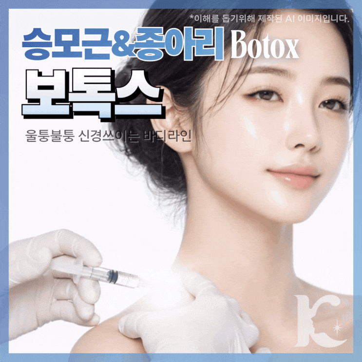  광주승모근보톡스 주사를 통한 어깨 근육 감소의 원리는? 종아리 알까지