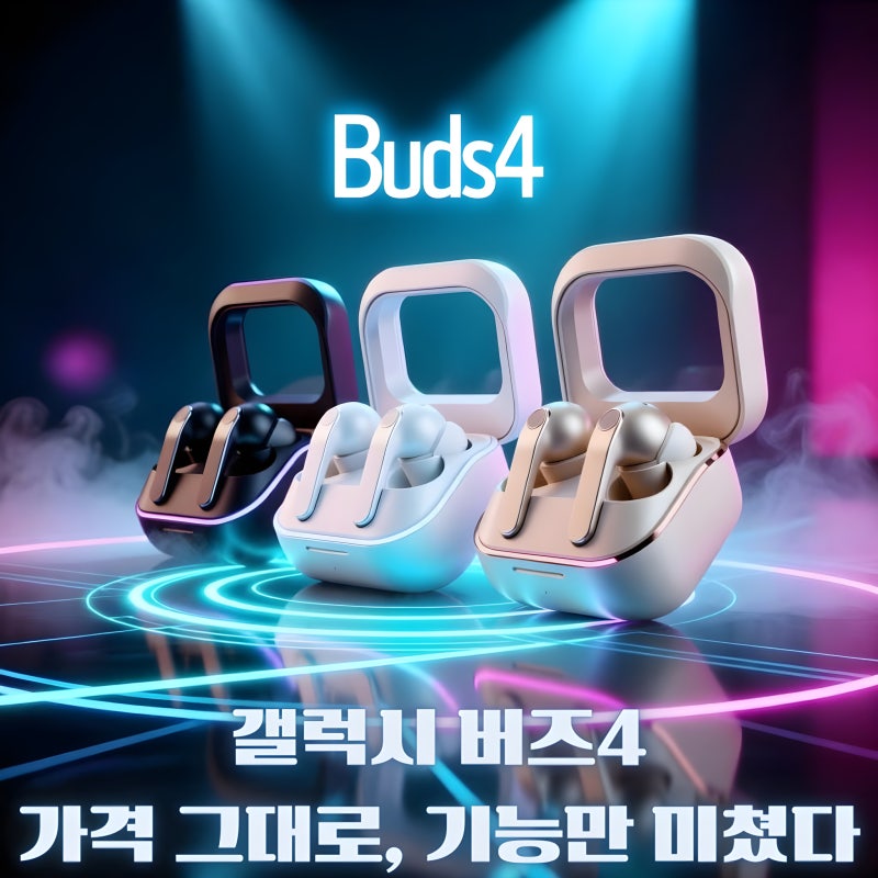 갤럭시 버즈4·버즈4 프로｜아마존 유출로 드러난 디자인·AI 기능·가격·출시일 총정리