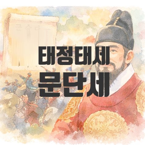  태정태세문단세 순서와 뜻·노래·가사·외우기 방법까지