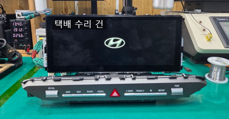  그랜저 IG PE 액정 화면 블랙아웃, 부팅 멈춤