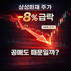 삼성화재 주가 급락, 공매도 때문일까?