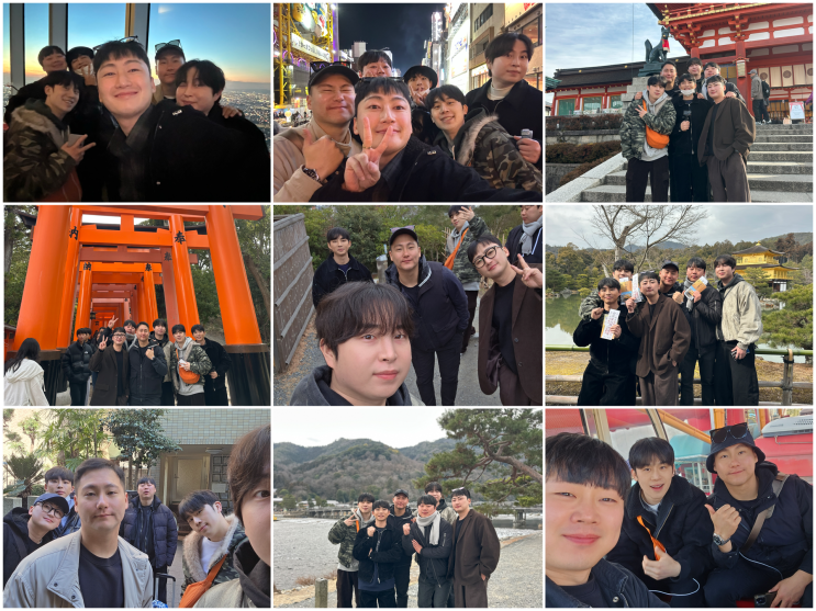  남자 6명 오사카, 교토, 고베 3박 4일 여행 코스 일정 기록 및 경비