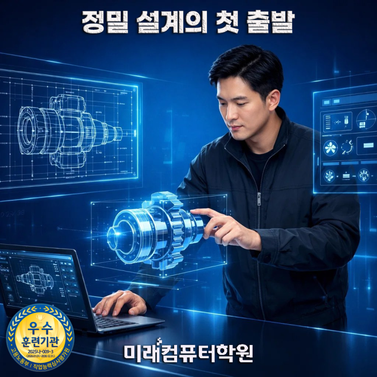   부산·양산 취업연계 국비지원 3D모델링 제품설계(CAD·Inventor·CATIA·Fusion) 실무자 양성과정