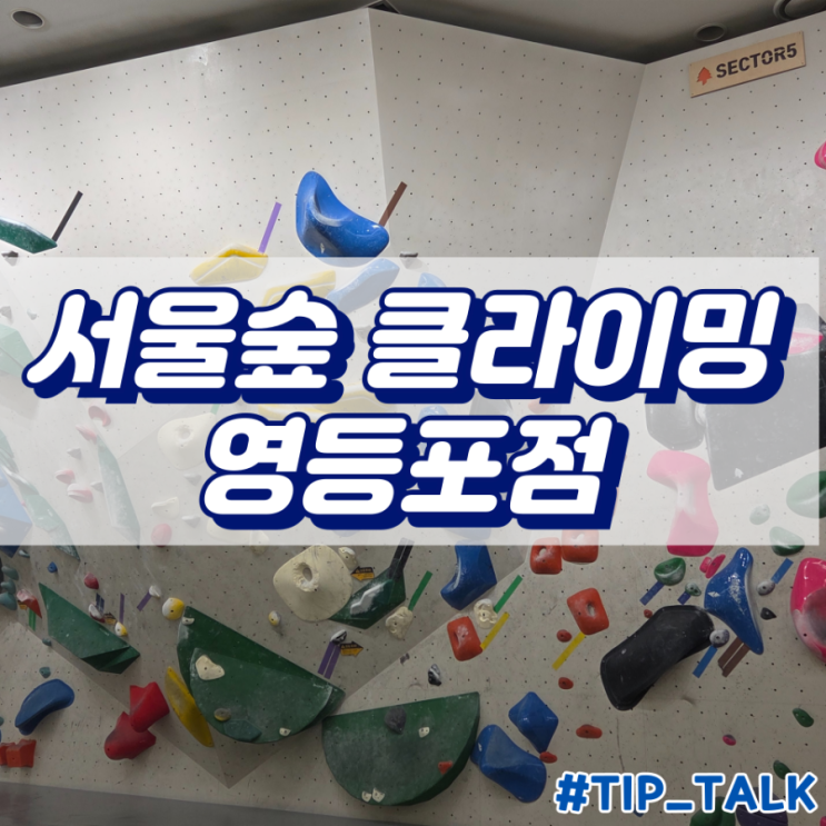  서울숲클라이밍 영등포점 내돈내산 리뷰