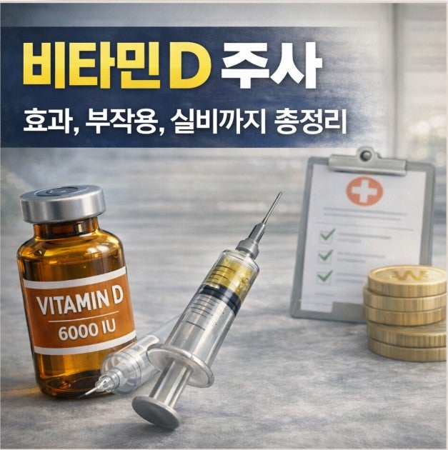 비타민D 주사 효과부터 가격·부작용까지 총정리