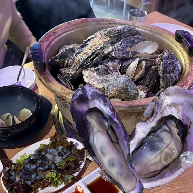  부평 굴찜 맛집 빨간낙지&통영굴찜｜겨울 제철굴 푸짐한 웨이팅 맛집