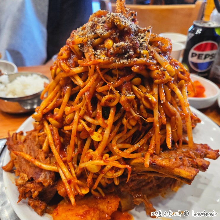  신용산역 숯불뼈찜 오준이네감지탕