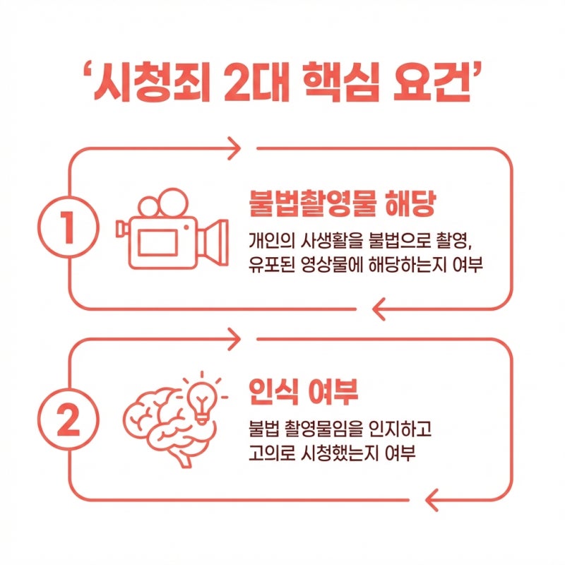 성착취물 스트리밍 시청, 성폭력처벌법 성립 요건 관련 이미지 4