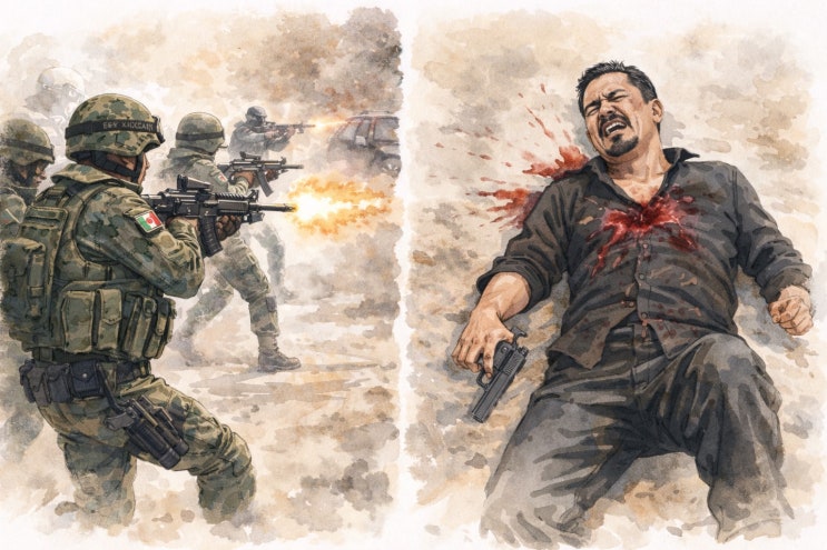 엘 멘초 <b>사살</b>, CJNG <b>수장</b> 최후…멕시코 전역 보복 폭력 확산 위기