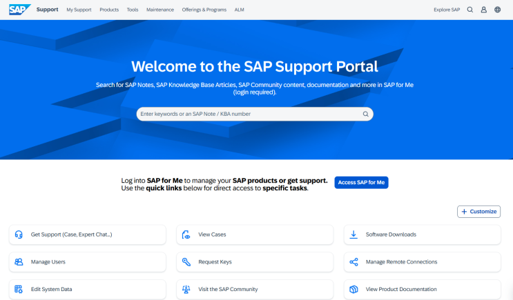  SAP BC - SAP Note / Incident